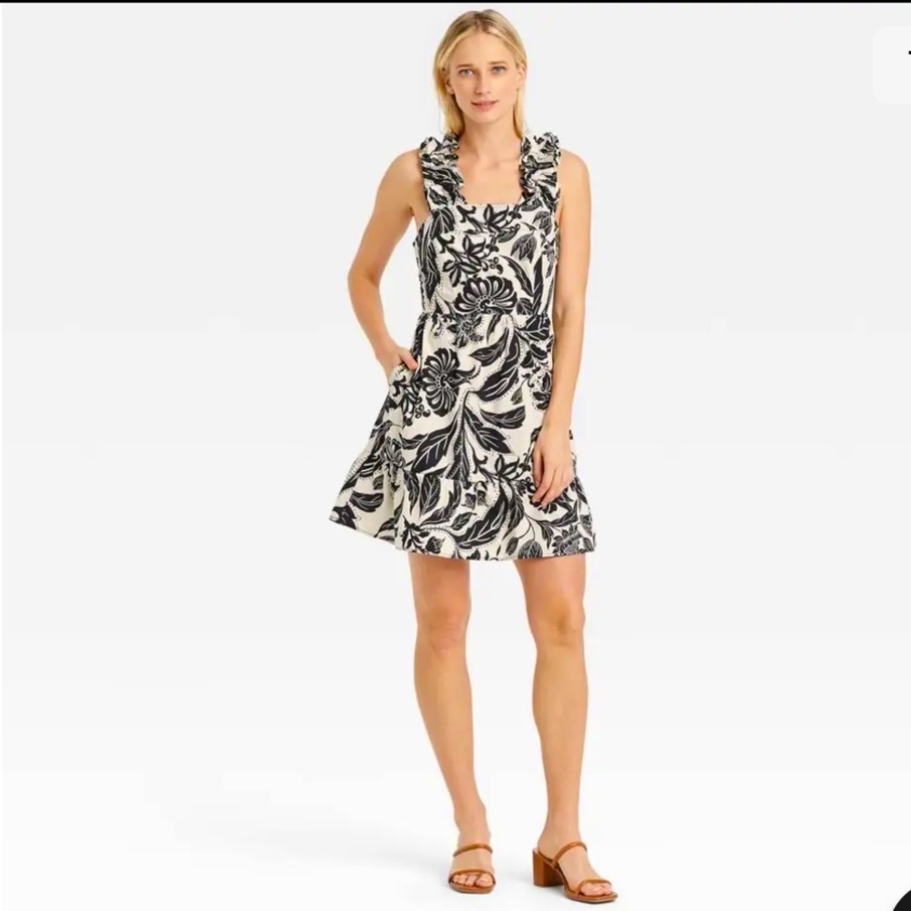 NWOT Who What Wear Sleeveless Sundress w/ Bow Back